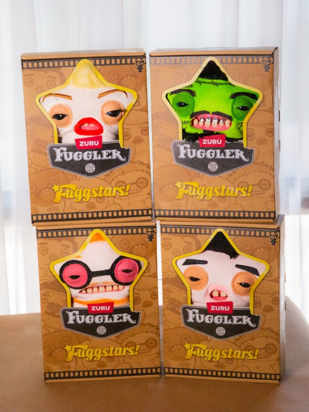 Fuggler Set of 4 Fuggstars Swift, Malone, Elvis, Sheeran Fugg Stars NIB